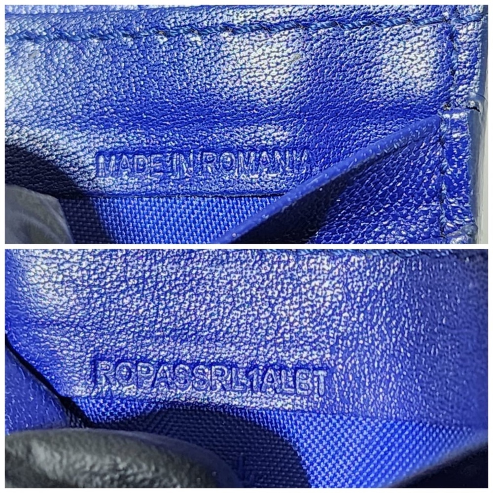 Authentic BURBERRY Patent Constantine Continental Wallet Blue - Picture 4 of 14